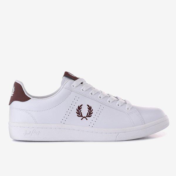 男女共用 (FRED PERRY) B721 レザー ホワイト レザー スニーカー_SFPU2314321_370