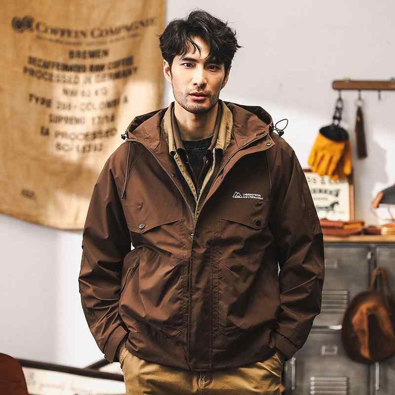 秋冬 メンズ 服 シンプル ファッション オシャレ 大人 かっこいい 大きいサイズ ストリート 紳士服 アメリカン レトロ ワークウェア ジャケット マウンテン アウトドア ハンティング 機能的 カジ