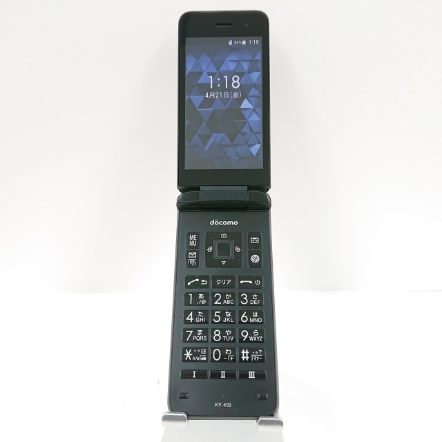 DIGNO ケータイ ベーシック KY-41B ドコモ ブラック 送料無料 本体 c09051 【中古】