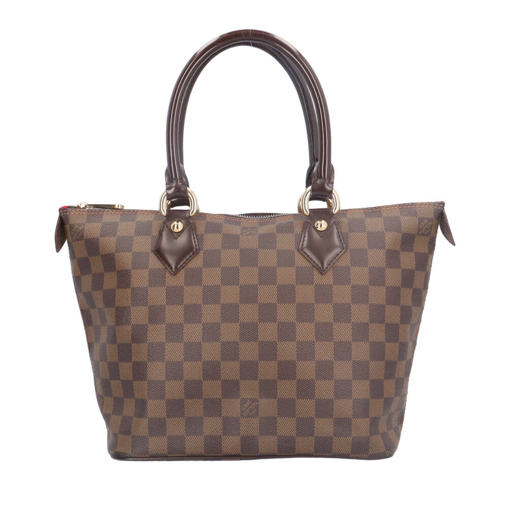 ルイヴィトン サレヤPM ダミエ ハンドバッグ ダミエキャンバス N51183 ブラウン LOUIS VUITTON 中古