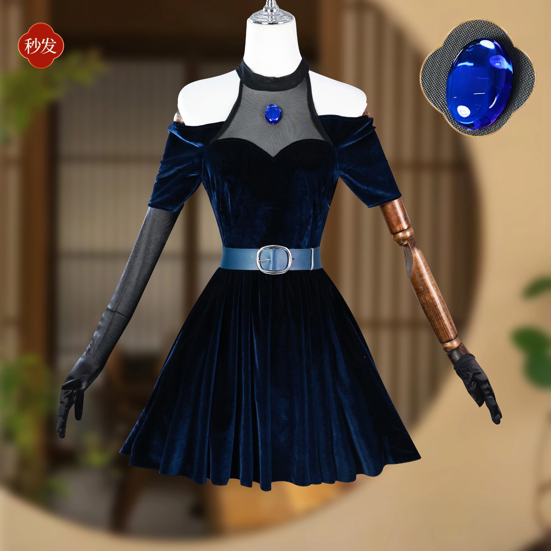 異形舞台cos Alienステージミジ美智コスプレ服ミジワンピース舞台服