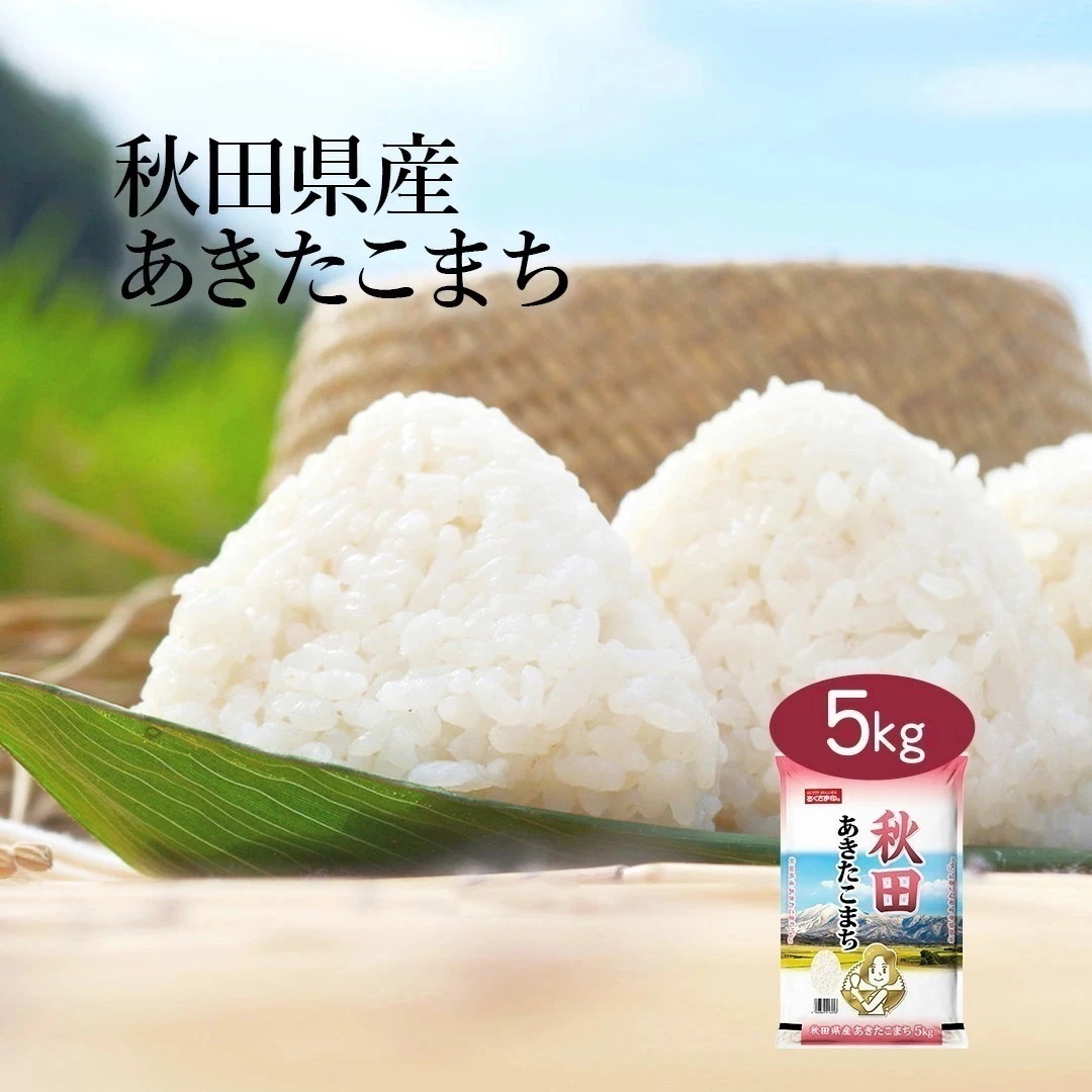 米 秋田県産 あきたこまち 5kg 令和7年産 お米 こめ 5キロ 安い おこめ 白米 国産 食品 ギフト 引っ越し 挨拶 内祝い お歳暮 結婚 快気 還暦 送料無料 おくさま印