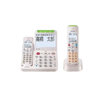 他サイト： 電話機 親機コードレスモデル JD-AT96 受話子機＋子機1台 JD-AT96CL ゴールド系の商品画像