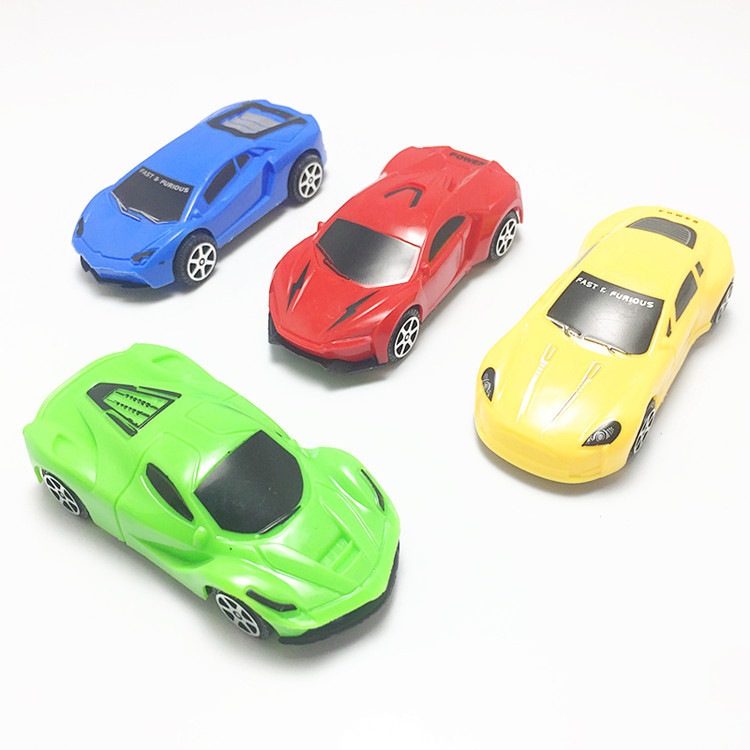 100％本物 子供のおもちゃの車4つの無地の車のモデルシミュレーションの漫画レーシングおもちゃの車の装飾をお勧めします その他