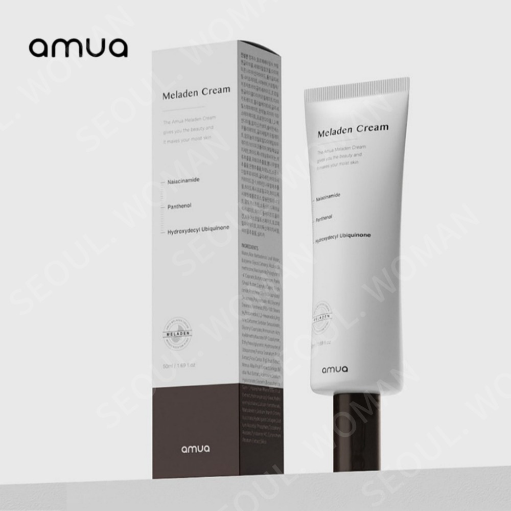 AMUA メラデンクリーム 50ml Meladen Cream SNS 人気アイテム, シミ, そばかす, トラブル跡, 色素沈着など メラニンケアクリーム