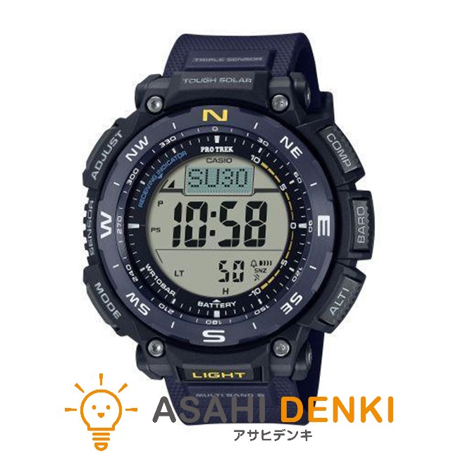 腕時計・時計 カシオ PRW-3400Y-2JF プロトレック 電波ソーラー メンズ カシオ PRO TREK