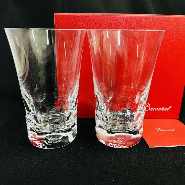 【中古】MSC刻印あり　バカラ グラス ペア ベルーガ ハイボール グラス コップ 2104389
