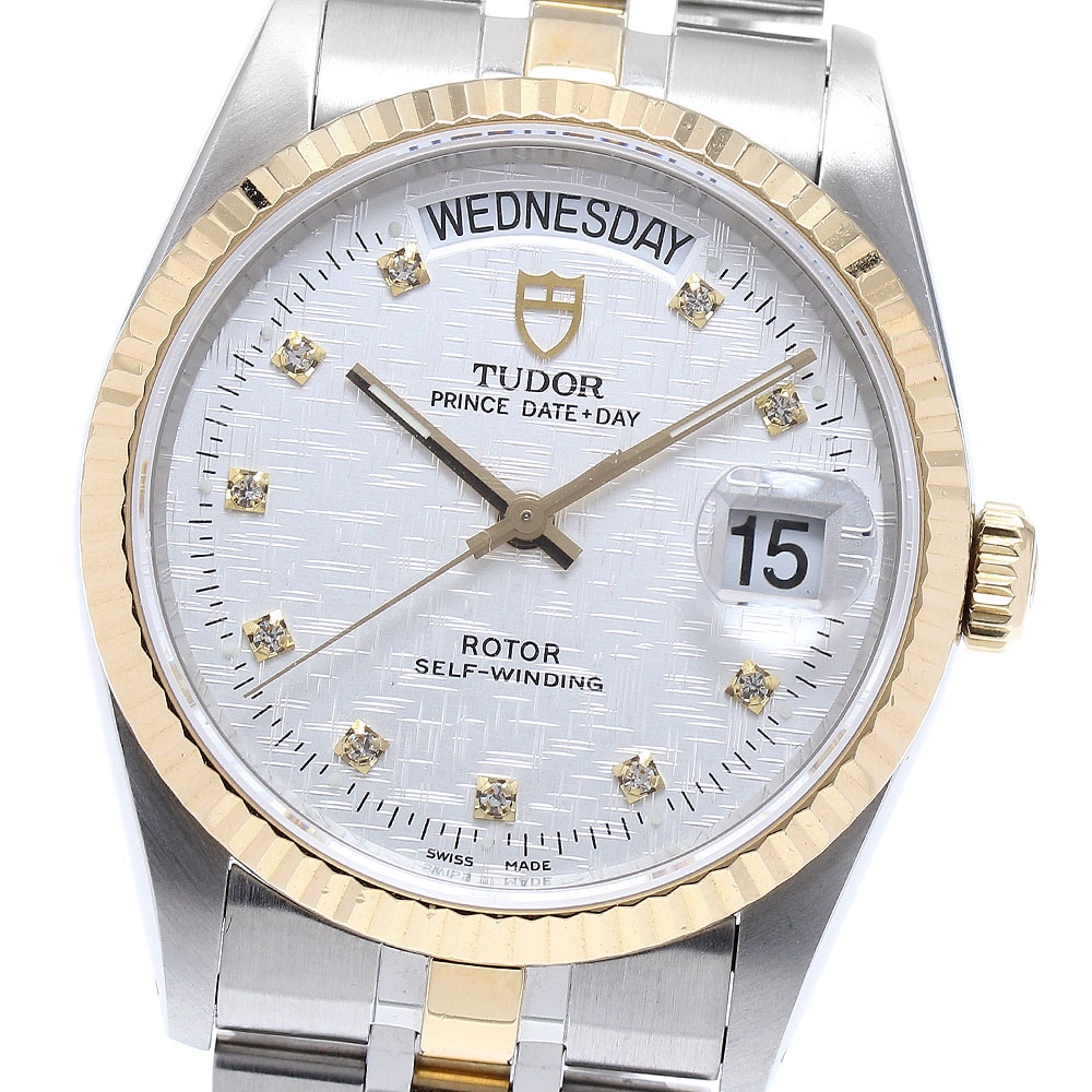 チュードル TUDOR 76213 プリンス デイトデイ YGベゼル 自動巻き メンズ _890108【中古】