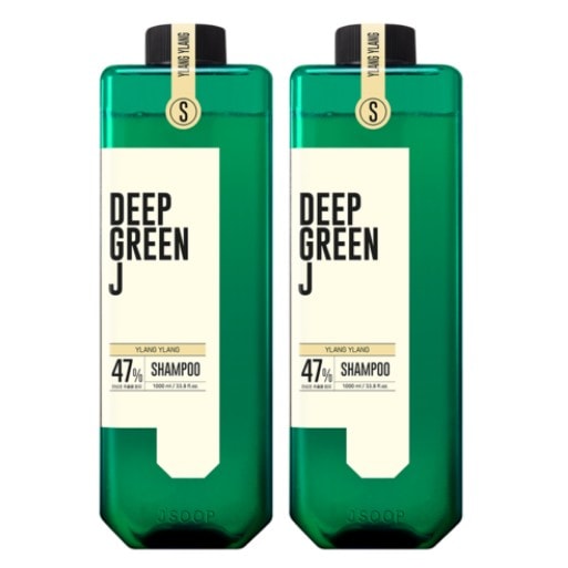 ディープグリーンジェイ弱酸性 シャンプーイランイランの香り 1000ml * 2個 (鎮静/弾力/保湿/栄養供給/活力)