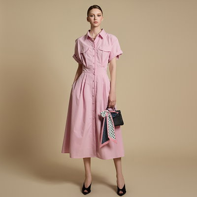 [DINT] D5236 シャツ ワンピース Qoo10] ディント D5236 シャツ ワンピース : レディース服
