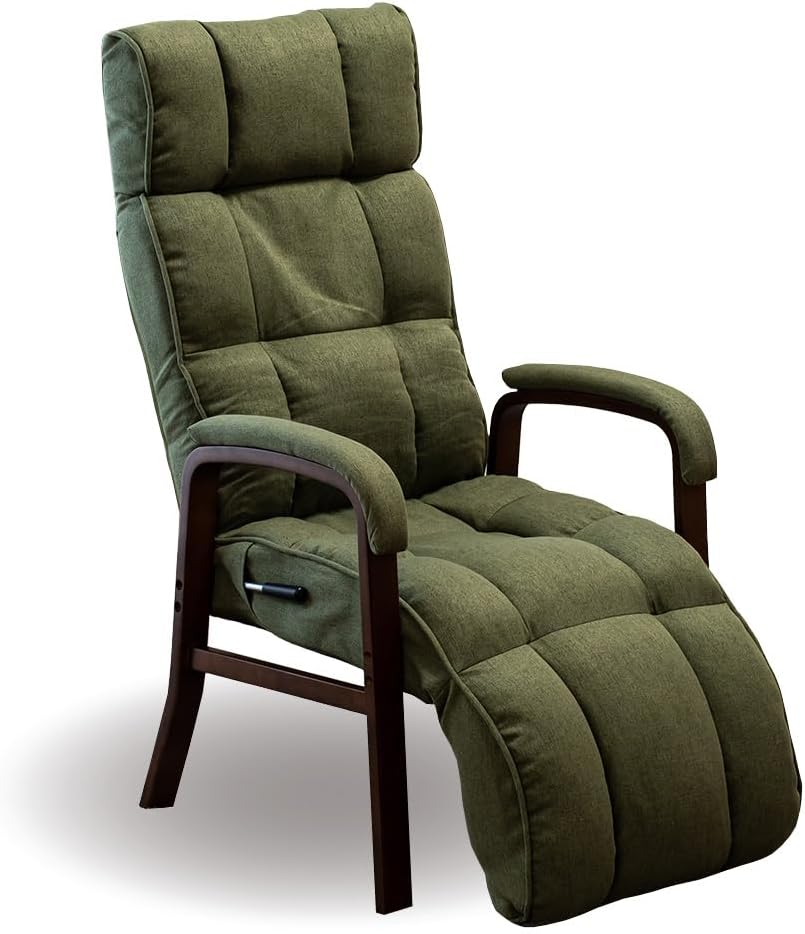 SUWALABO スワラボ confort (コンフォール) リビングチェア フットレストタイプ 立ち座りが楽［ 14段階 リクライニング/ヘッドレスト/バックレスト/フットレスト ］高座椅子 ハイバ