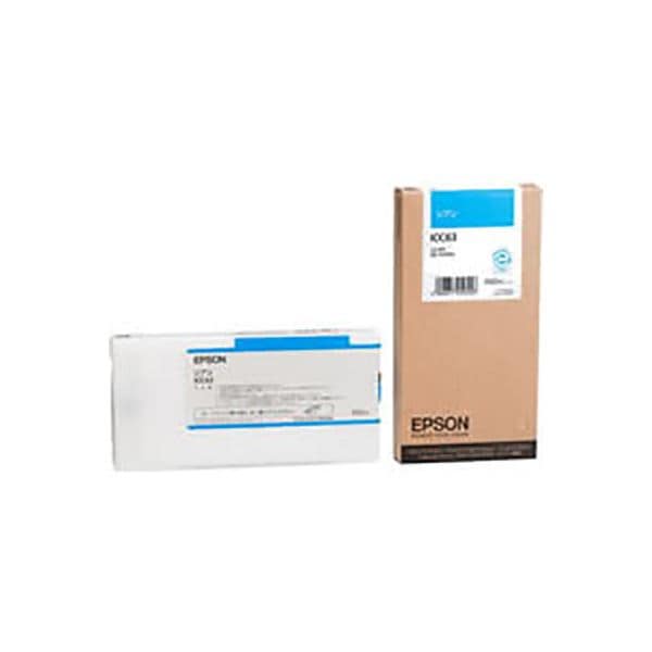 (業務用3セット) (純正品) EPSON エプソン インクカートリッジ (ICC63 シアン)