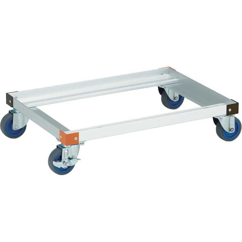 トラスコ中山　アルミカート 内寸540X375 エアーキャスター　TALC50GALG