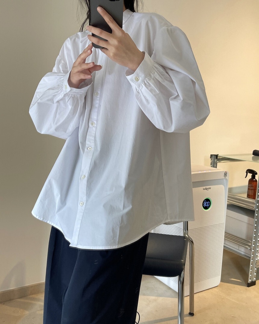シャツ女性長袖 春夏新作トップスボリュームリブ袖 5,502円