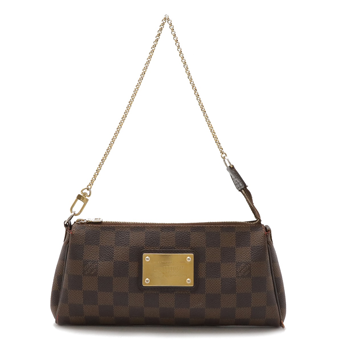 ダミエ エヴァ アクセサリーポーチ クラッチバッグ チェーン ワンショルダー ショルダーバッグ N5521