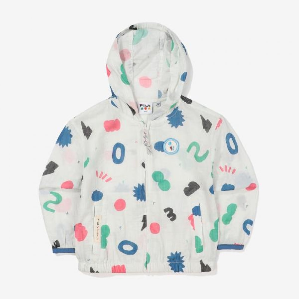 FILAキッズ 휠라X수수진 プレイフルジップアップ (FK2FTF2S01X_BOW)