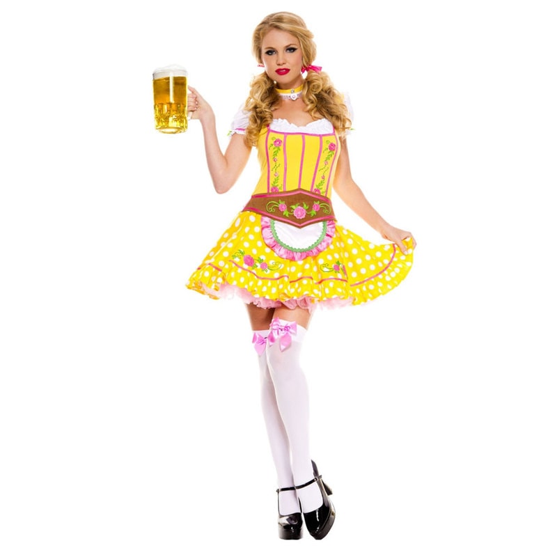 コスプレ 仮装 ブライト・ビア・ベイビー ML 【 コスプレ ハロウィン 仮装 コスチューム 民族衣装 ドイツ ディアンドル 余興 女性用 チロリアン 北欧 伝統衣装 パーティーグッズ 大人用 レディ 6,693円