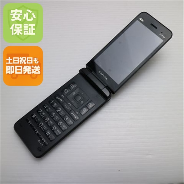 美品 GRATINA KYF42 ブラック 白ロム 本体 即日発送 土日祝発送OK 40