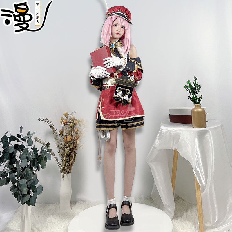 原神 フォンテーヌ 記者シャーロット 服スーツ ゲーム衣装 婦人服