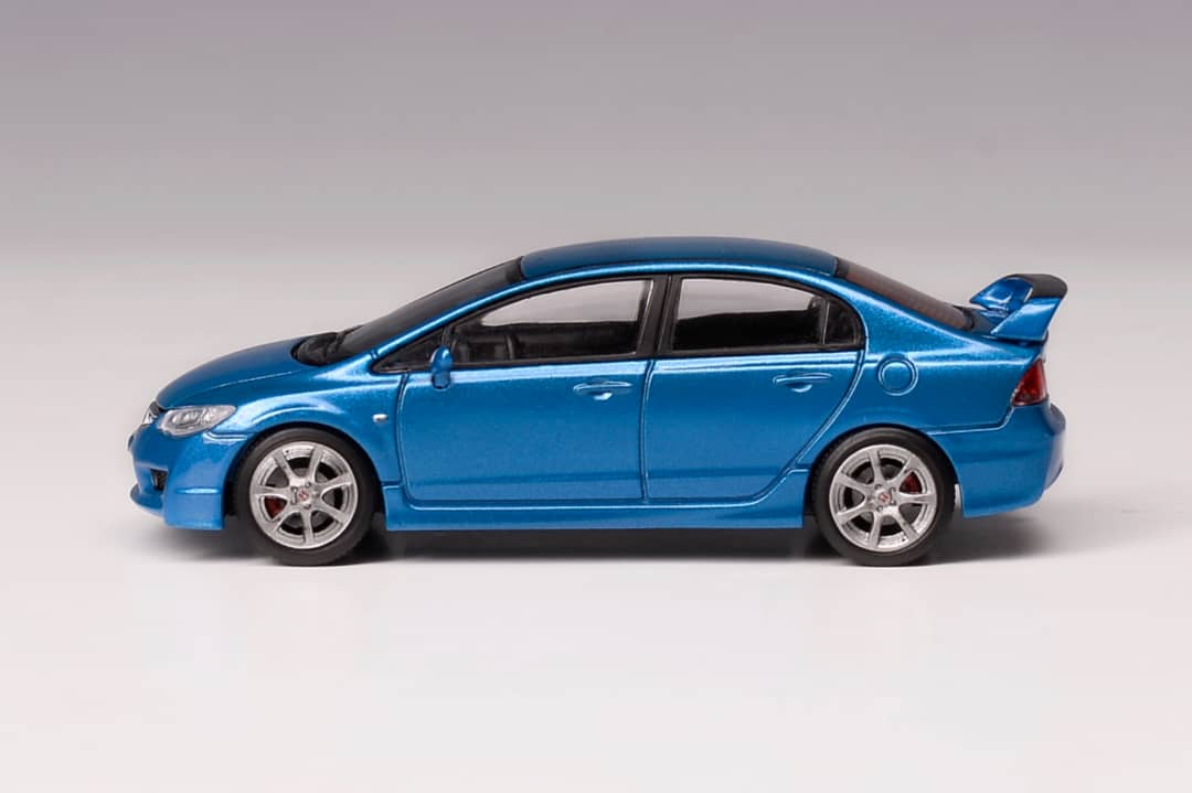 モーターへリックス 1/64 Honda Civic Type R（FD2) Vivid Blue Pearl【M65402】 ミニカー M65402 ホンダ シビック タイプR/FD2 ブルー