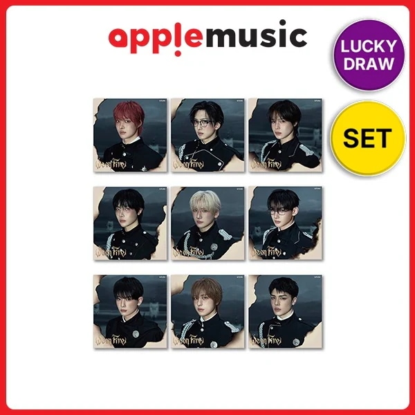 [LUCKY DRAW 特典付き][9種セット] &TEAM - 3rd EP [We on Fire] [SOLO EDITION]