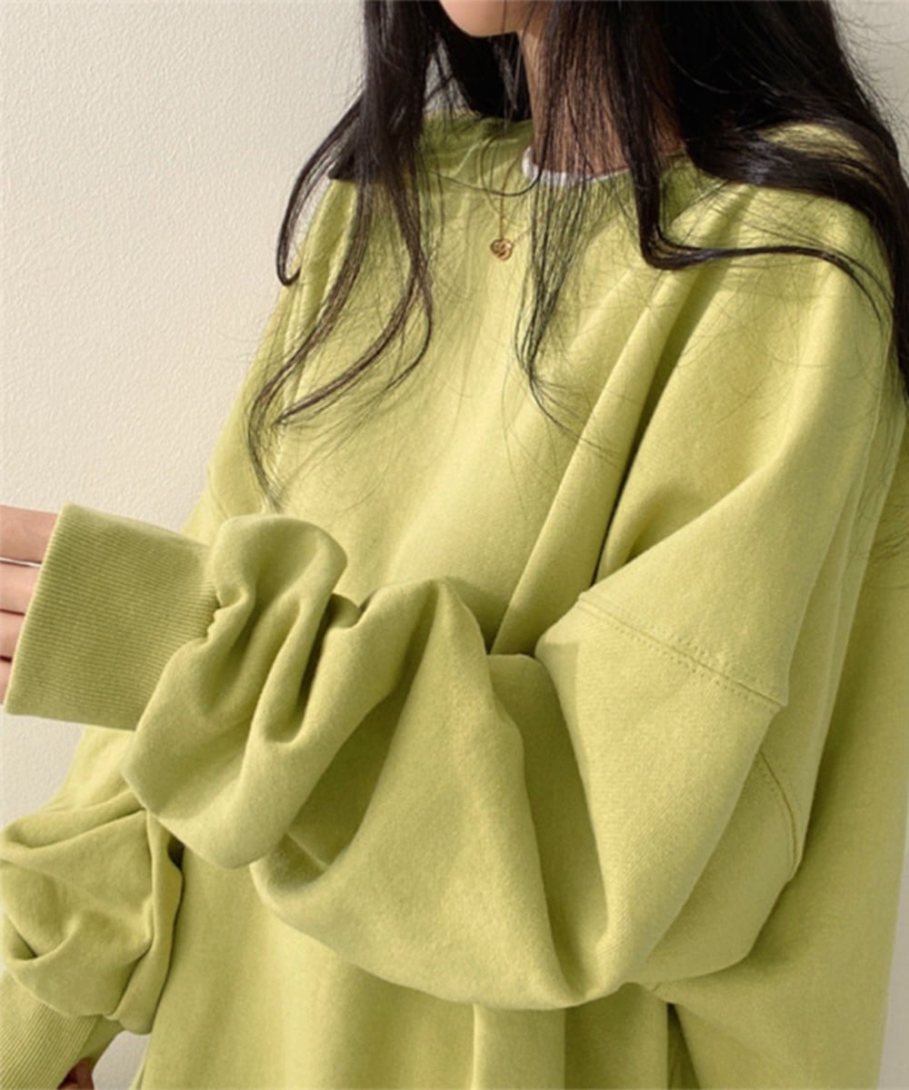 国内即納 レイヤード風 スウェット トレーナー 99HJHY-001