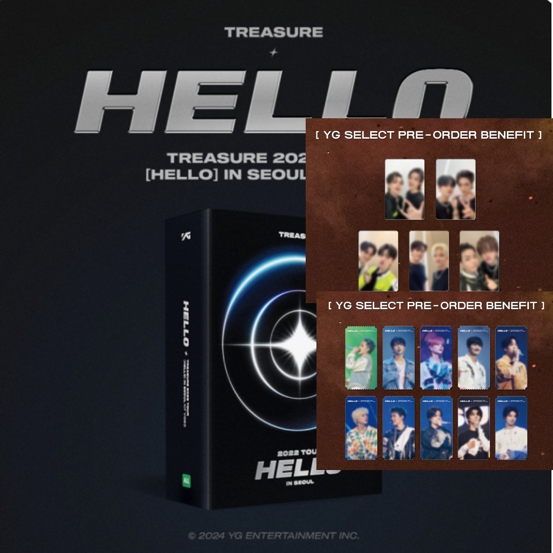 (YG特典) TREASURE - 2022 TOUR [HELLO] IN SEOUL KiT VIDEO