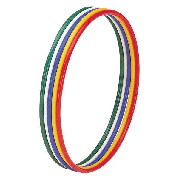 学校体育器具 体操リング85 5色1組 マルチカラー T2797 メーカー直送