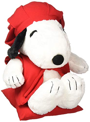 ぬいぐるみ付き! 還暦祝いに! 赤いちゃんちゃんこ帽子・スヌーピーセット(大)*kanreki-dollset-snoopy-s