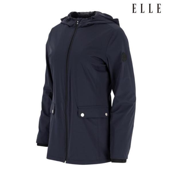 ゴルフセーブゾーン01 女性 前後段差 中丈 フード裏地付きジャンパー 6J61302 820 (S45013525)