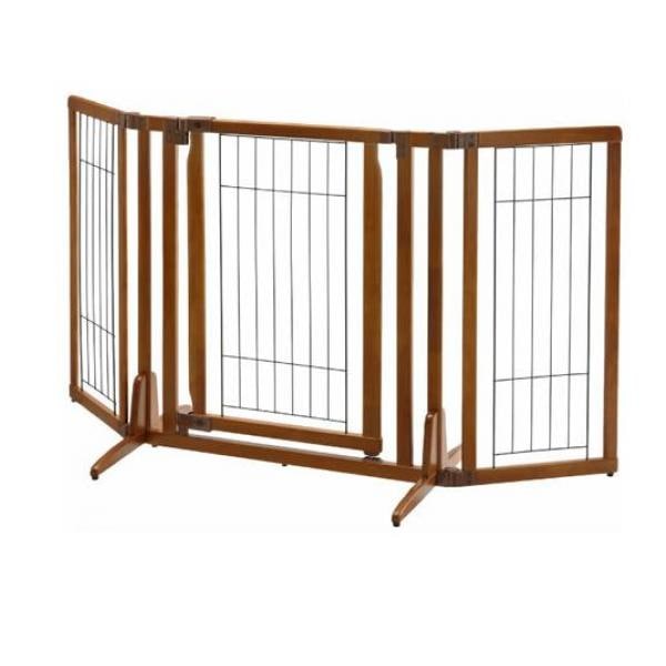 リッチェル 犬用 木製おくだけドア付ペットゲートH レギュラー 1組入