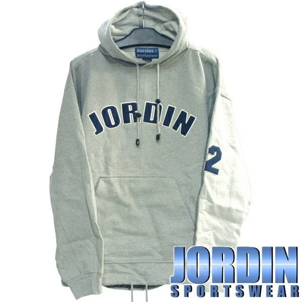 セール JORDIN SPORTSWEAR メンズ パーカー プルオーバー ナンバリング グレー ストリート スタイル HIPHOP ウェアー B系 服 ダンス ヒップホップ 西海岸 ファッション