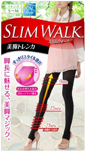 スリムウォーク 美脚トレンカ S-Mサイズ ブラック(SLIM WALK,stirrup leggings,SM) 5,324円