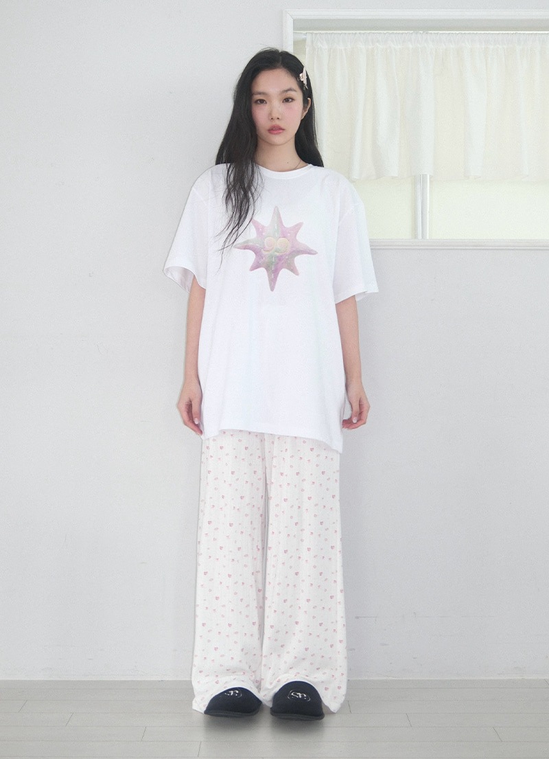 【AS"ON】 COZY WIDE PANTS / PINK 正規品