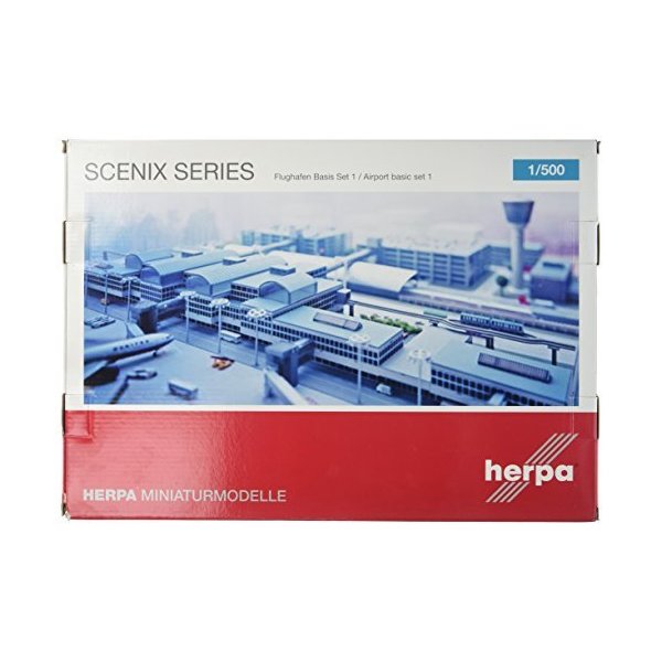 Herpa Wings Scenix Series Airport Basic Set 1 1/500 Scale 520362 並行輸入品