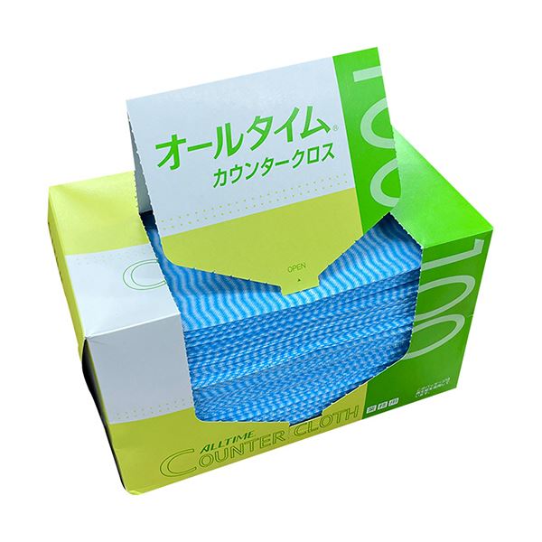 （まとめ） 東京メディカル カウンタークロスレギュラータイプ ブルー FT103N 1箱（100枚） 5セット