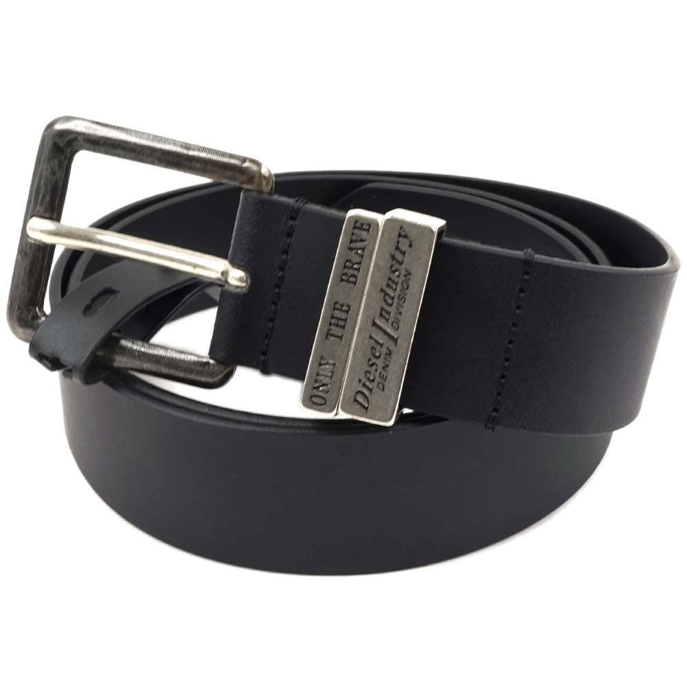 ディーゼル ベルト メンズ ヴィンテージ加工 ブラック DIESEL X08532 PR227 T8013