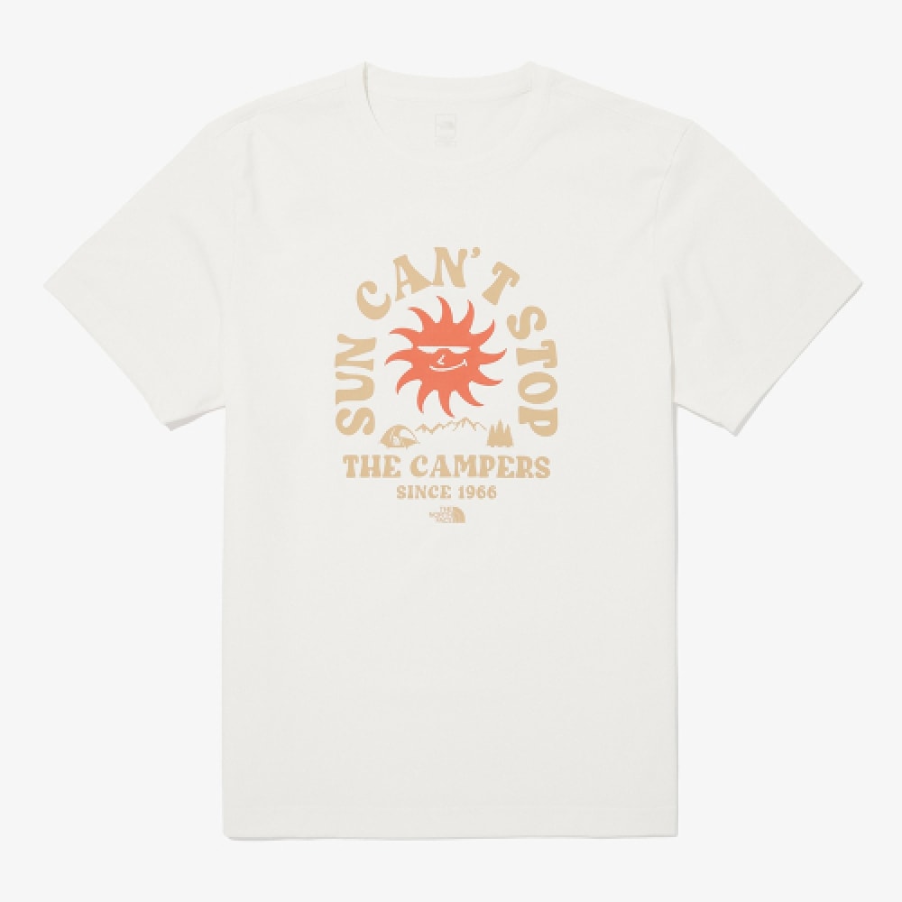 ザノースフェイス NT7UQ14C メンズキャンプエブリデイショートスリーブラウンドTシャツ