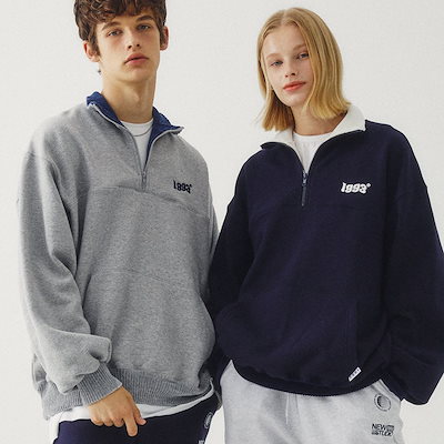 【1993studio】Vintage Half Zip-Up★人気商品★ MUSINSA公式 | 1993STUDIO Vintage Half Zip_Dark Green