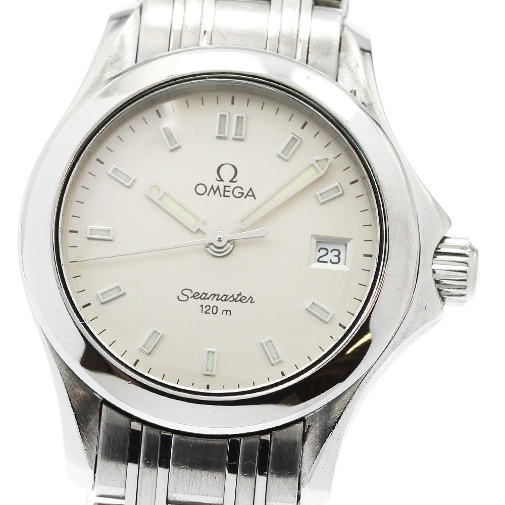 オメガ OMEGA 2581.33 シーマスター120 デイト クォーツ レディース _943088【中古】