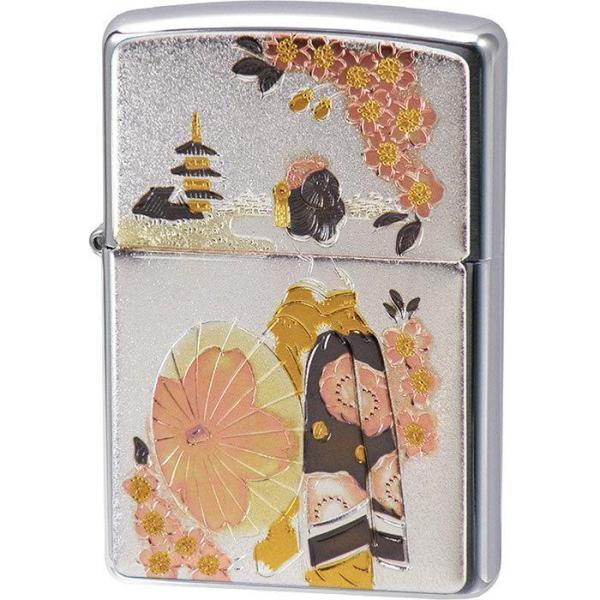 ZIPPO 電鋳板 舞妓