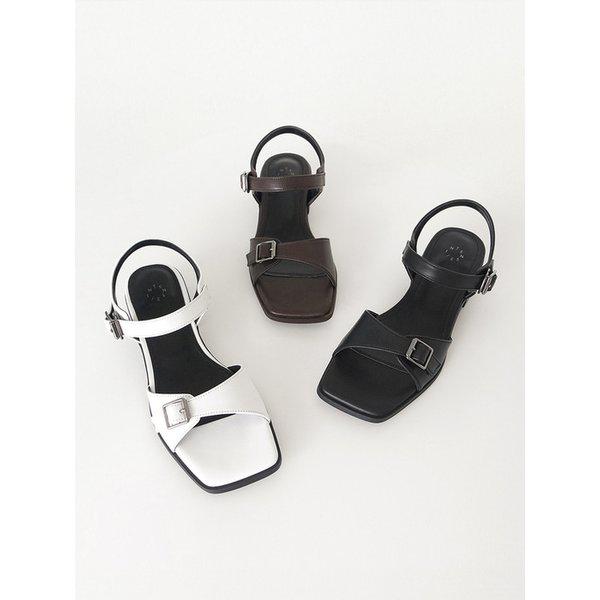 インテンス 女性 バックル ストラップ フラットサンダル 3.5cm LCWW53I526