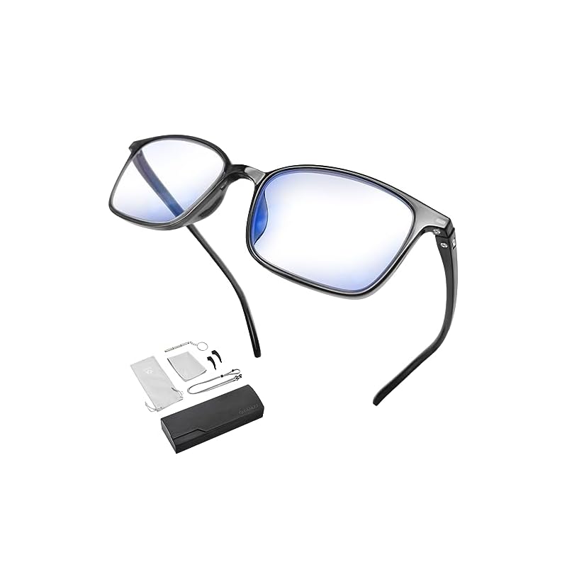 GOKEI 拡大鏡 めがね ルーペメガネ ルーペ 【1.6倍 軽量 ブルーライトカット 7点セット】 大きく見える メガネ ルーペ ルーペ型眼鏡 眼鏡型ルーペ 眼鏡型の拡大鏡 かくだい鏡メガネ 拡大