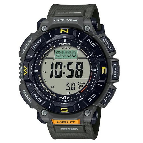 カシオ PRG-340-3JF PROTREK Climber Line 10気圧防水 LEDバックライト ソーラーモデル