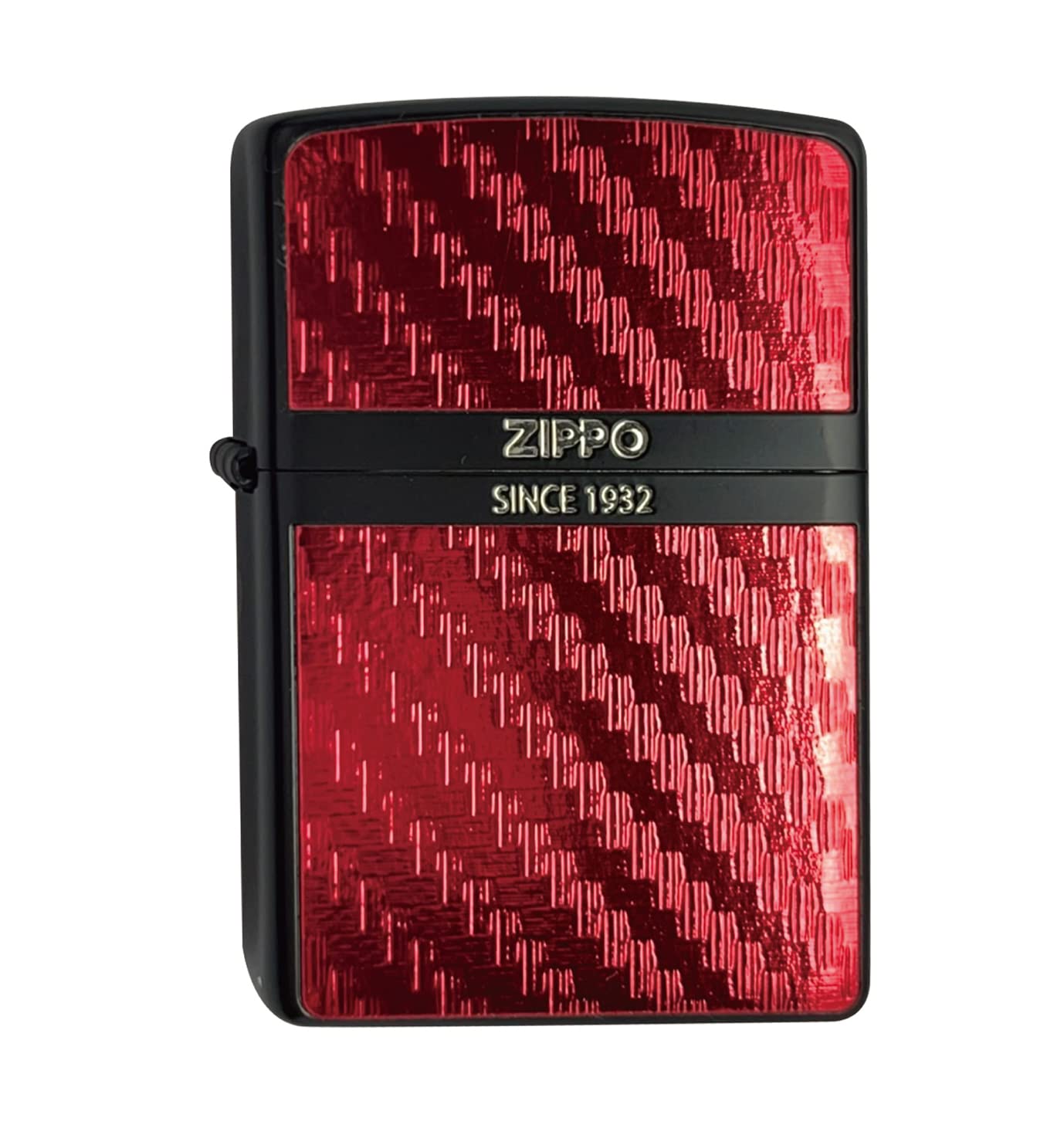 ZIPPO(ジッポー)BK-Carbon カーボン プレゼント シンプル (レッド)