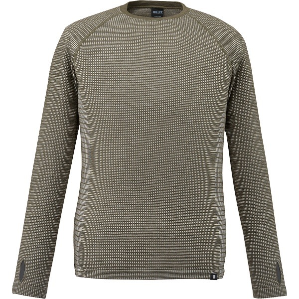 MILLET ミレー WAFFLE WOOL CRW M アウトドア スウェットトレーナー MIV01905-N8781 メンズ