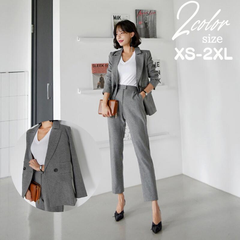 【406】超低.価.格!セットアップトップス パンツ お呼ばれ 大人 大きいサイズ きれいめ かわいい セクシー 結婚式 二次会 同窓会 タイト S M L XL 2点セット fxty1630 灰