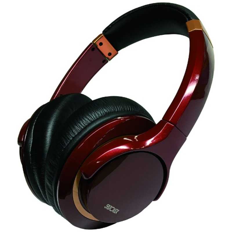 サトレックス　ハイレゾ音源対応ヘッドホン(PLUM)1.2mコード　DH297-A1DR PLUM