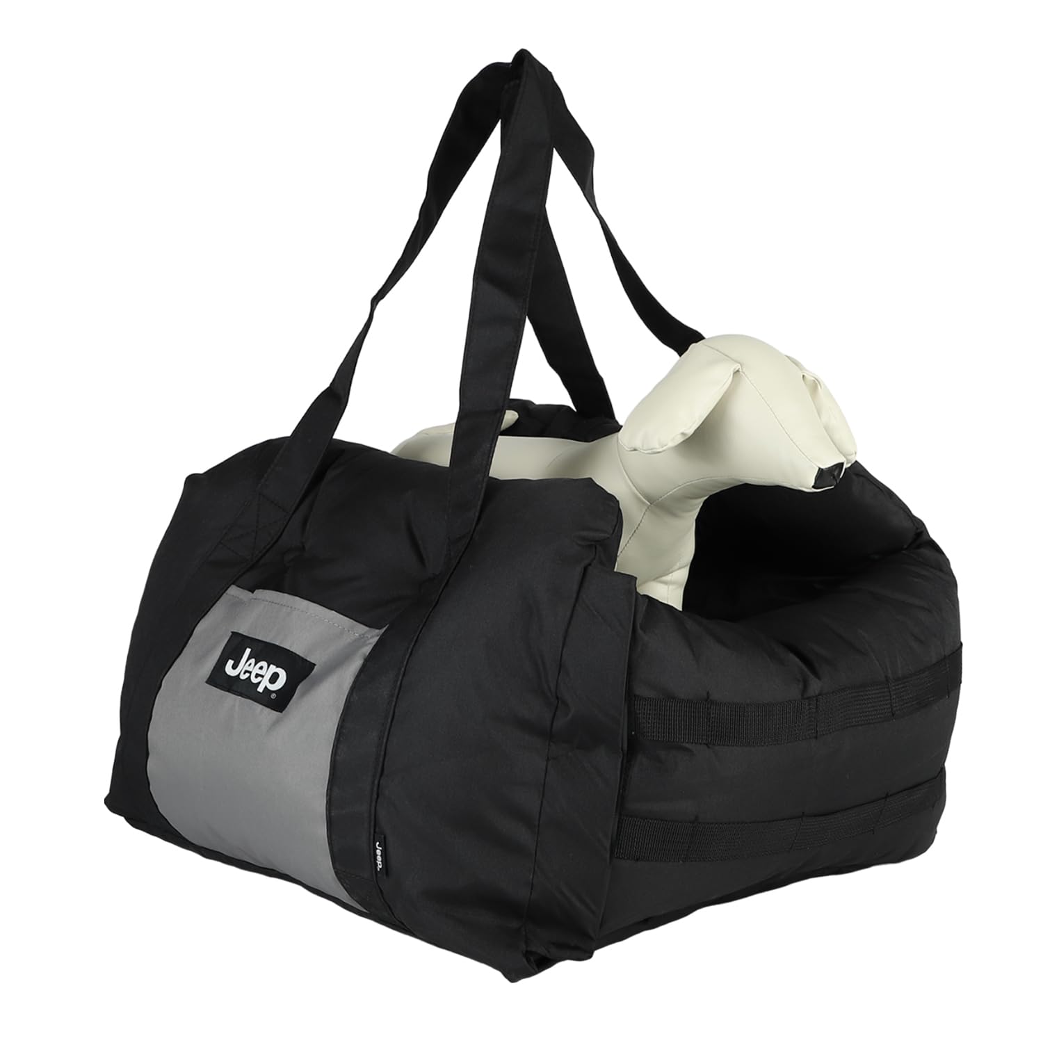 Jeep (ジープ) 3WAY DRIVE CARRY BED (ドライブキャリーベッド/ブラック) 小型犬 犬 (ドライブベッド/トートバッグ) 8,605円