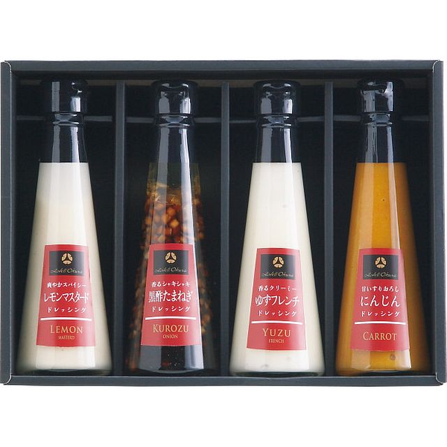 ホテルオークラ ドレッシング4本セット 4,854円